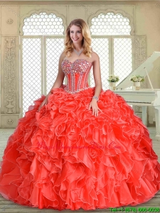 Magic Miss Sweetheart Quinceanera with Beading and Ruffles
