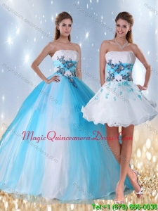 Hot Sale Multi Color Quinceanera Dress with Appliques and Beading