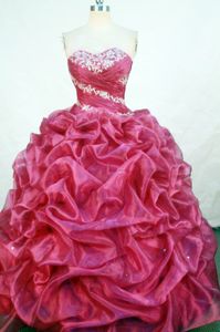 Appliques Pick-ups Sweetheart Quinceanera Dress in Buenos Aires Argentina