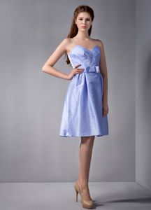 Low Price Lilac Knee-length Dress For Damas with Spaghetti Straps in Easton