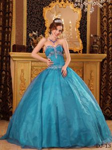 Embroidery and Sequins Puffy Quinceanera Gown Dresses in Charleston