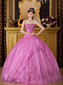Sweetheart Appliques 2013 Ball Gown Long Dress for Quinceanera Gown